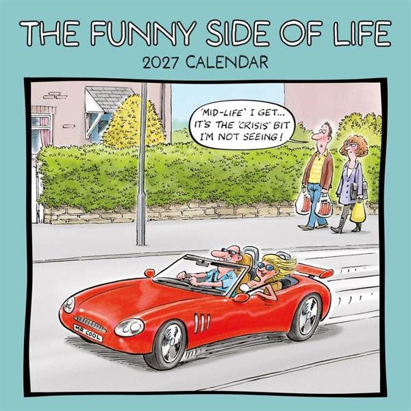 The Funny Side of Life Calendar 2027, Wall Calendars, Month To View, Humour, Gift