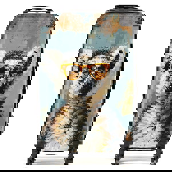 Warren Reed Lemur In Glasses Suitcase