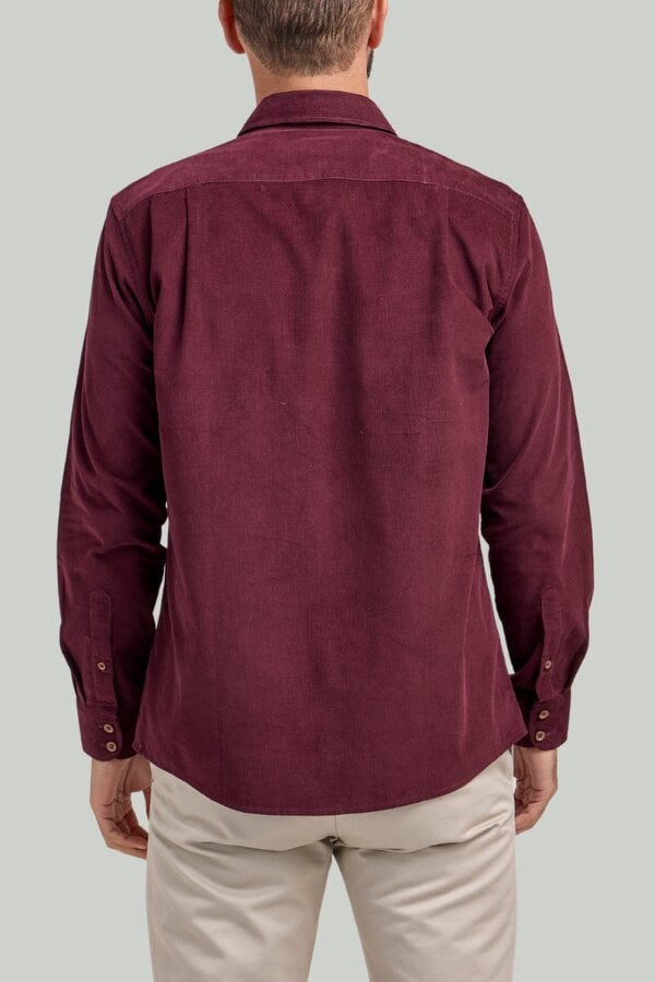 Burgundy Corduroy Shacket