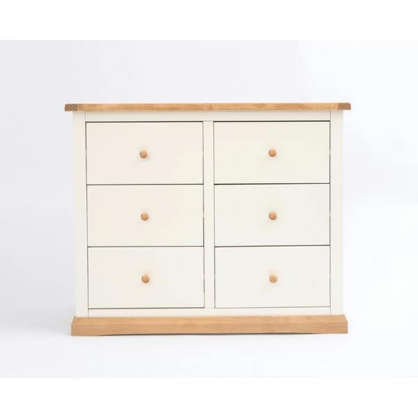 Trevi 6 Drawer Chest of Drawers Wood Knob