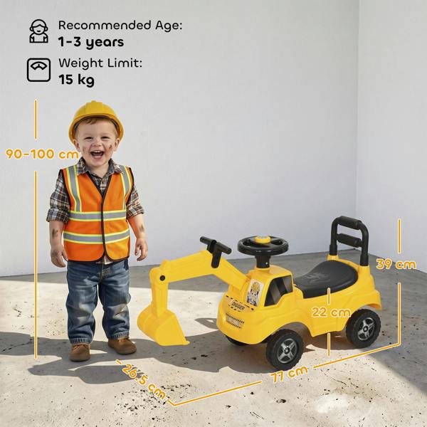 Kids Ride-on Construction Car