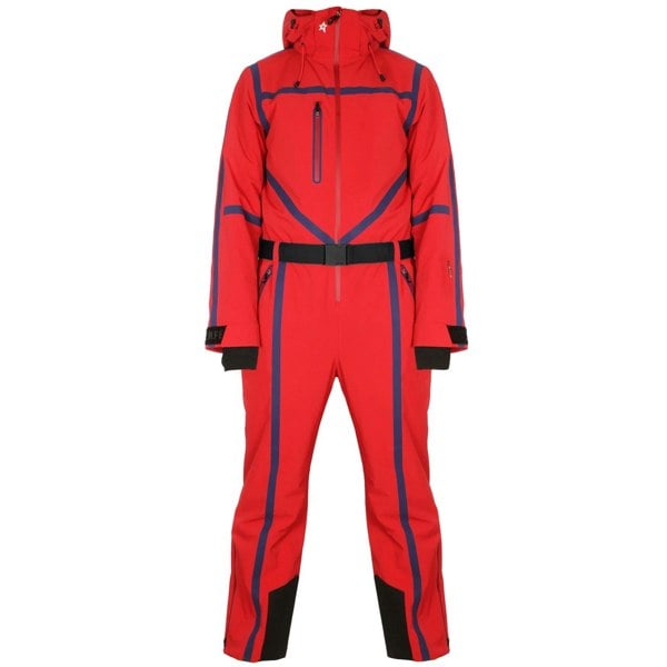 Perfect Moment Performance Ski Suit – Red & Navy