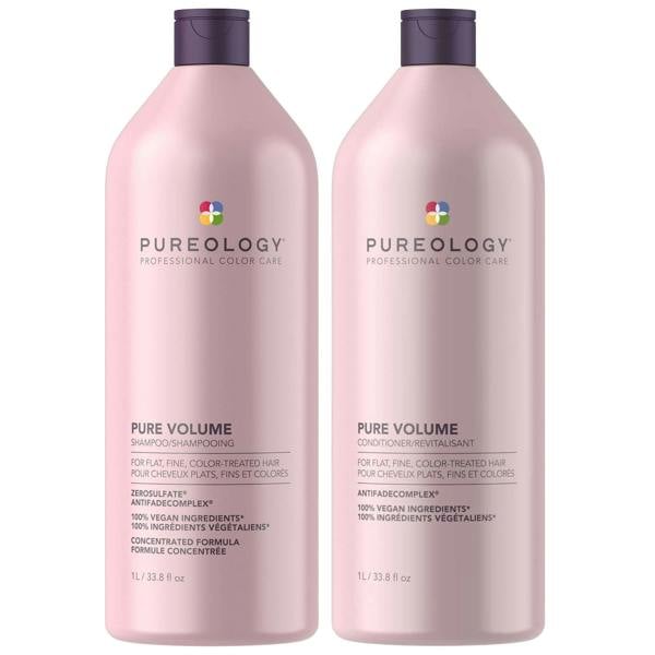 Pureology  Pure Volume Shampoo 1000ml and Conditioner 1000ml