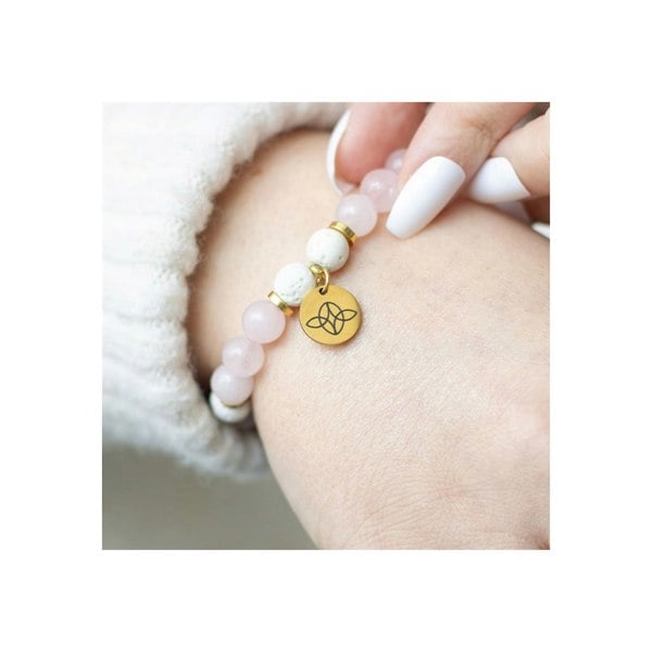 Serano Self Love Rose Quartz Crystal Essential Oil Bracelet