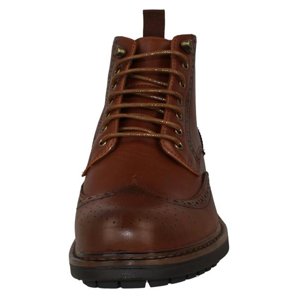 Thomas Blunt Mens Thomas Blunt Brogue Lace Up Casual Smart Ankle Boots A3R079
