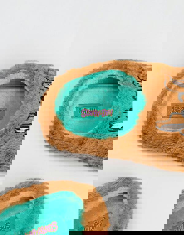 Scooby Doo Unisex Brown Character Face Mule Slippers