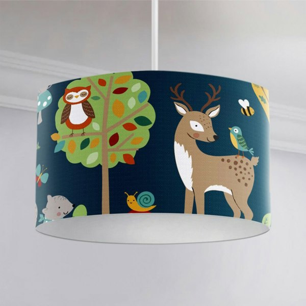 Woodland Friends Ceiling Lampshade Lampshade - Happy Linen Company