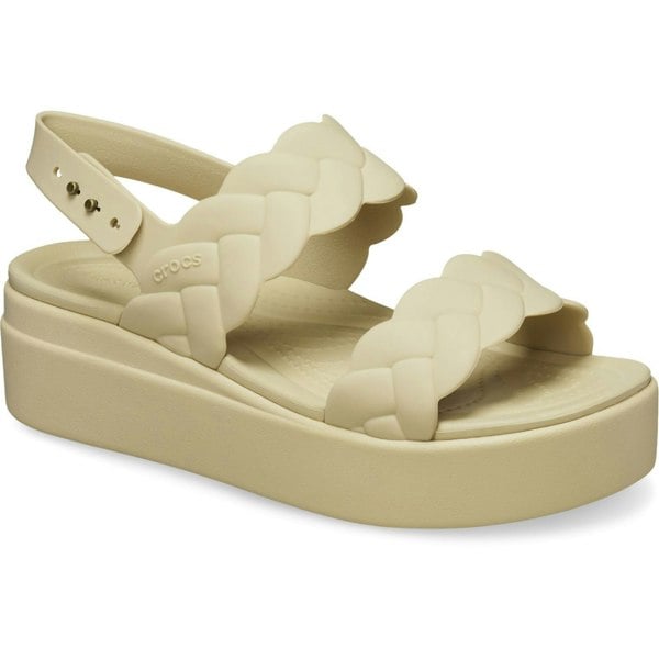 Crocs Brooklyn Woven Thermoplastic Women's Chai Sandals