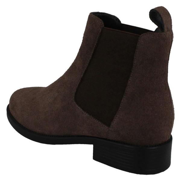 Leather Collection Ladies Leather Collection Suede Leather Ankle Boots F50979