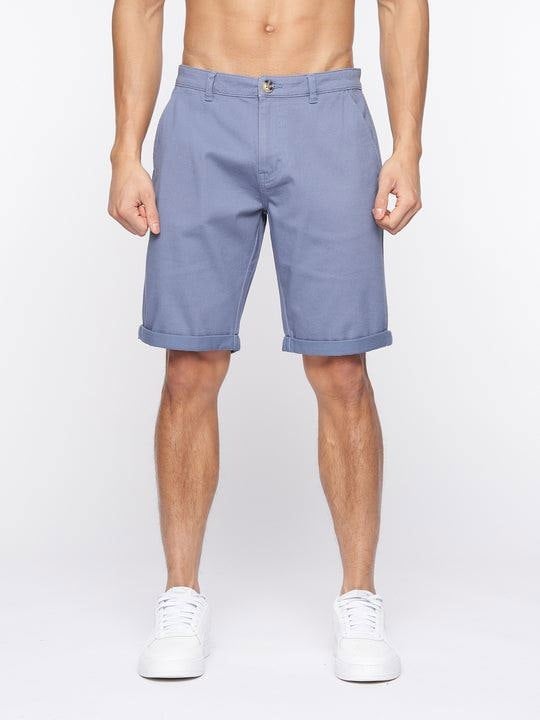 Crosshatch Sinwood Chino Shorts Pale Blue