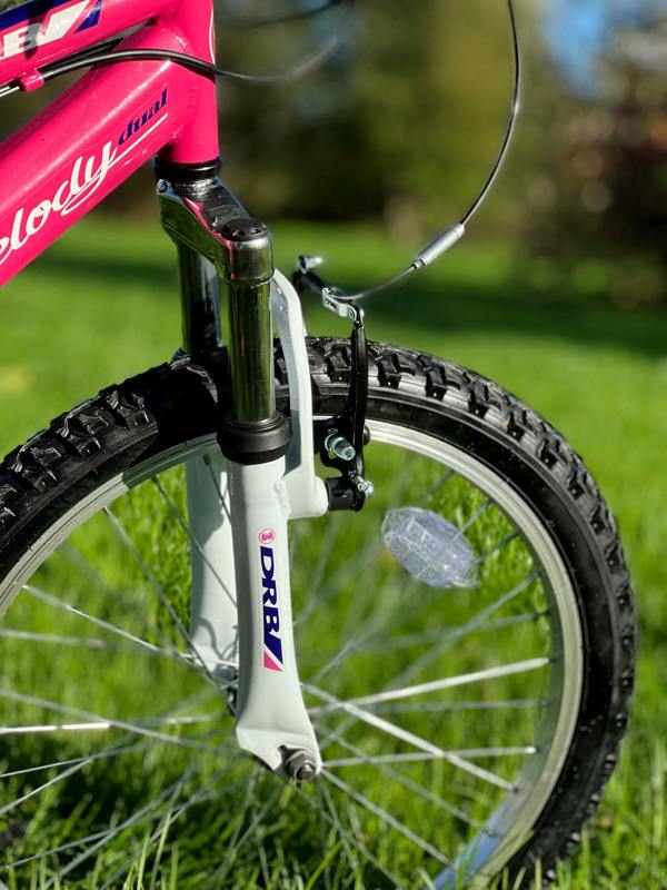 Dallingridge Melody 20" Girls Full Suspension Mountain Bike - Pink/Blue