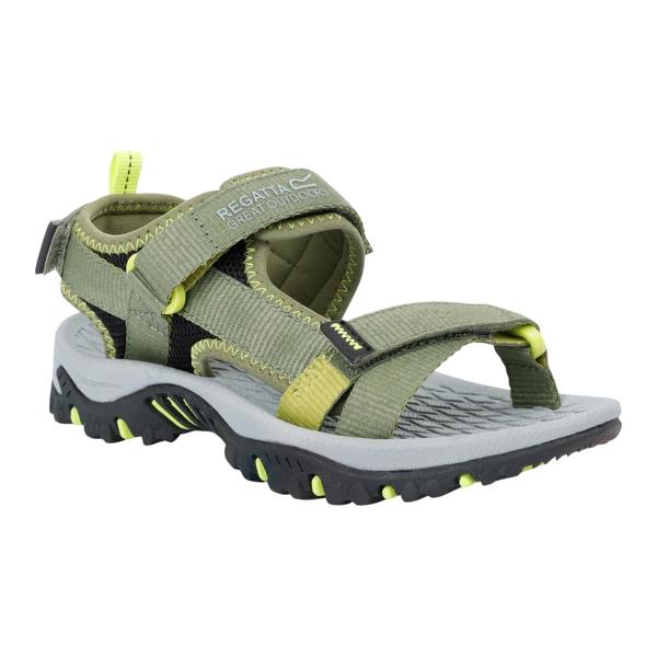 Regatta Childrens/Kids Blaze Sandals - Nephrite Green/Wild Lime