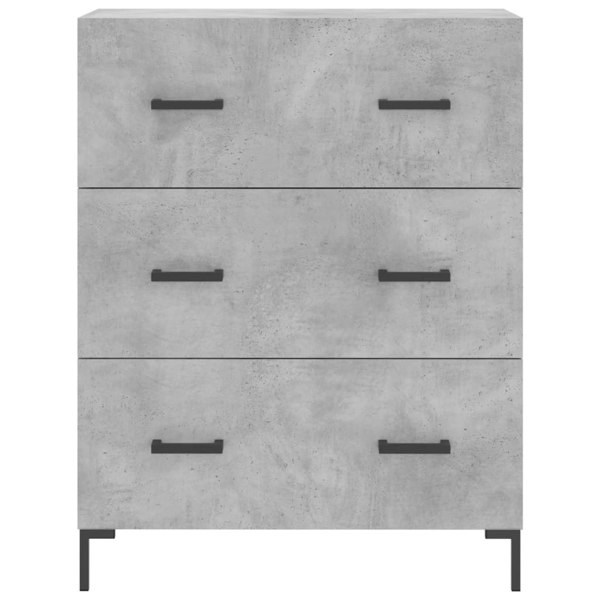 Berkfield Highboard Concrete Grey 69.5x34x180 cm Engineered Wood
