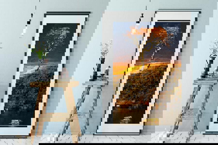 Autumn Tree framed canvas print