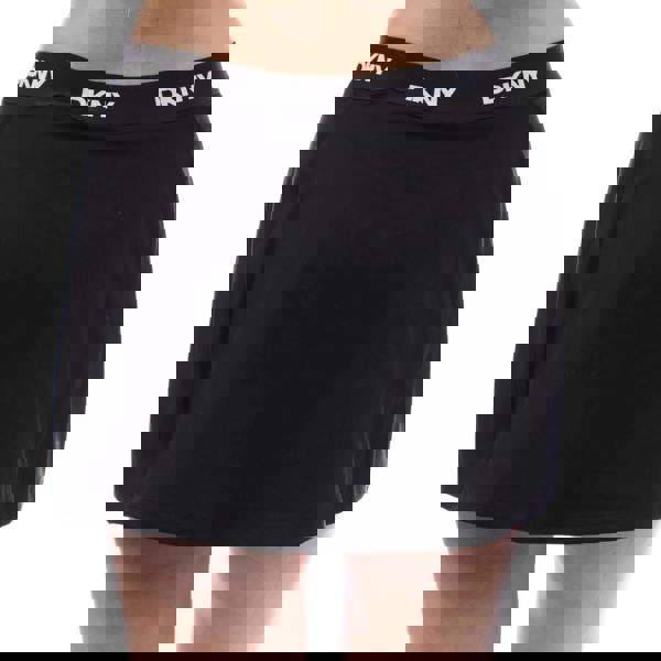 DKNY Womens/Ladies Elastic Compression Mini Skirt - Black - 
