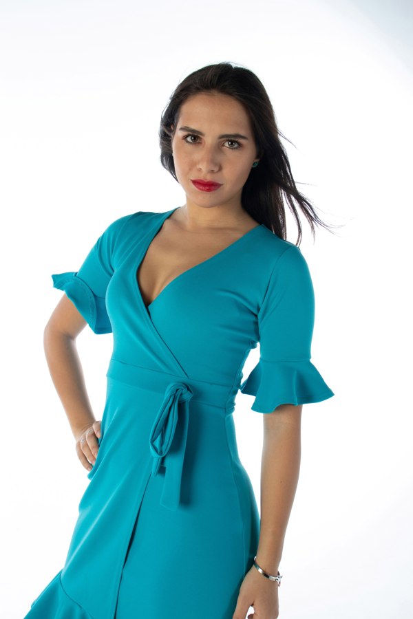 Frock Tales Joyce Midi Dress - Turquoise