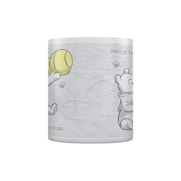 Winnie the Pooh Eleven O´Clockish Mug - Black/White/Yellow