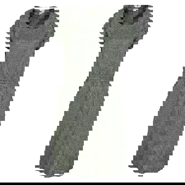 Mountain Warehouse Womens/Ladies Mykonos Leaf Print Dress - Khaki Green