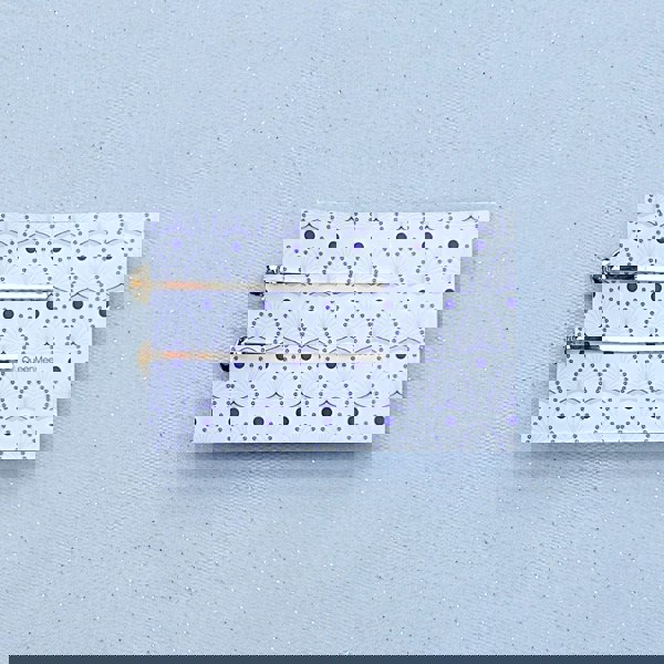 Pearl Hair Slides Small Set of 2 Gold