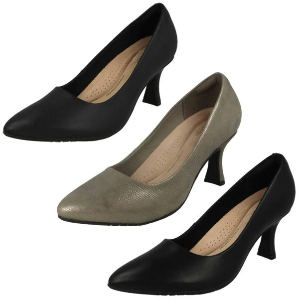 Clarks Ladies Clarks Elegant Pointed Toe Court Shoes Kataleyna Gem