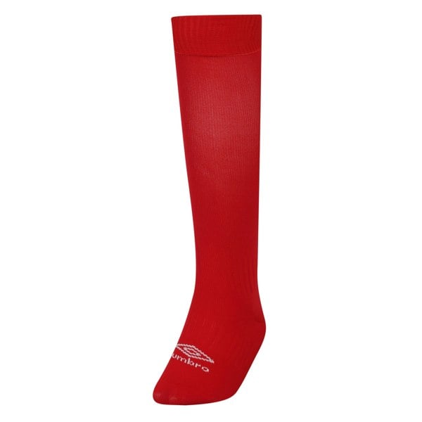 Umbro Childrens/Kids Primo Football Socks - Vermillion/White