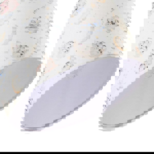 Fun and Cosy Baby Velvet Lamp Shade with Stars Clouds and Animals Image 5