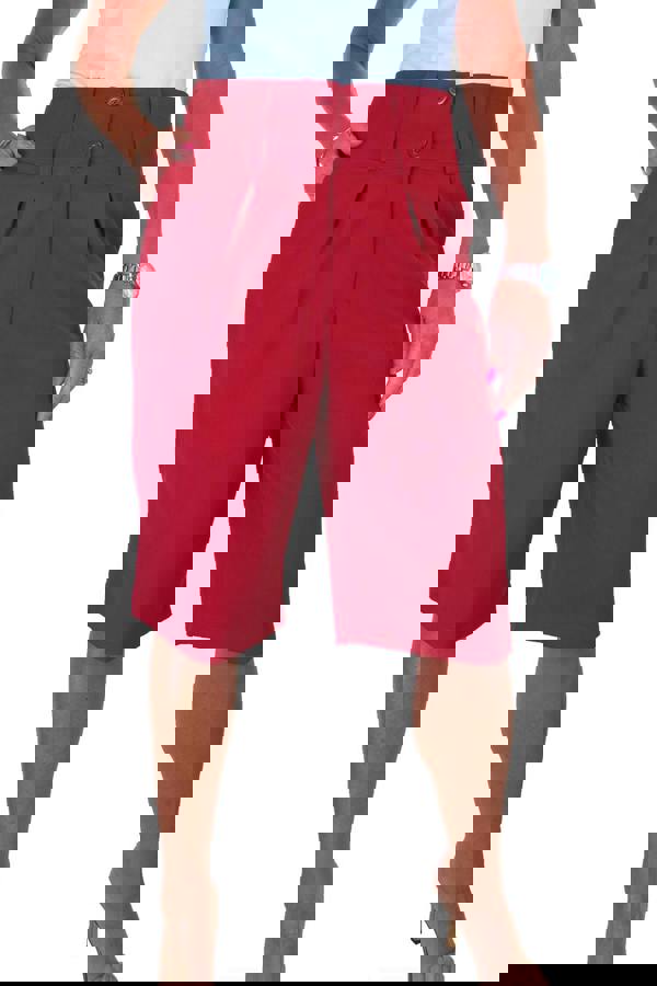 Paulo Due Women's Tailored Wide Leg Knee Shorts