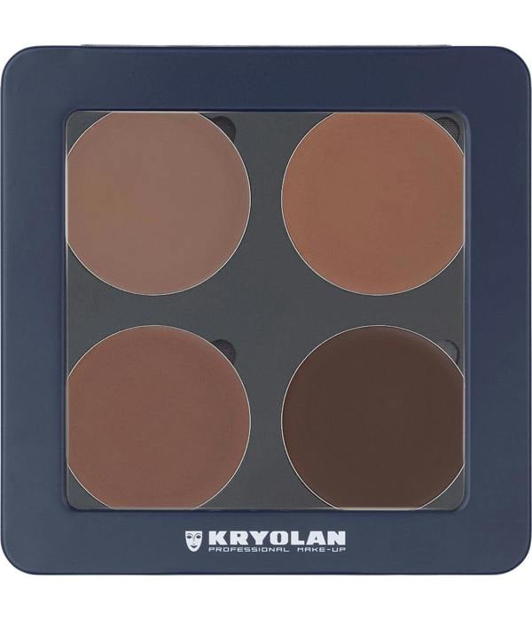 Kryolan Sculpt & Glow Palette 4 Colors