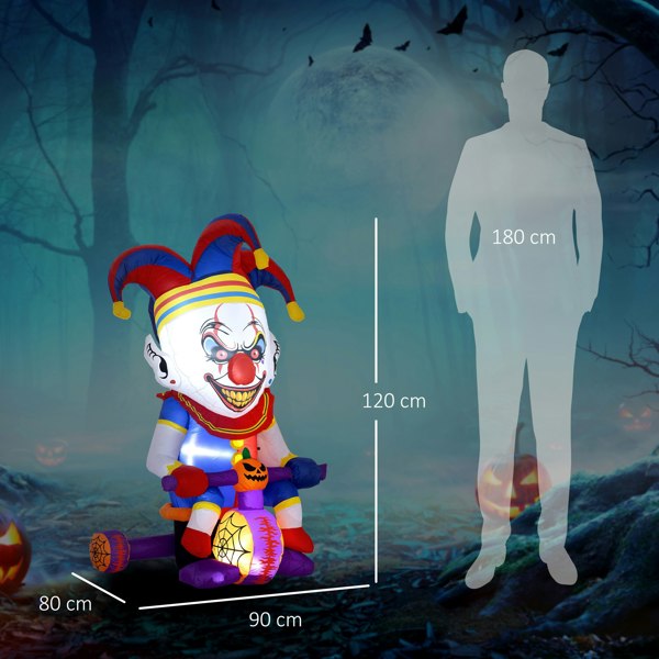 Inflatable Halloween Clown