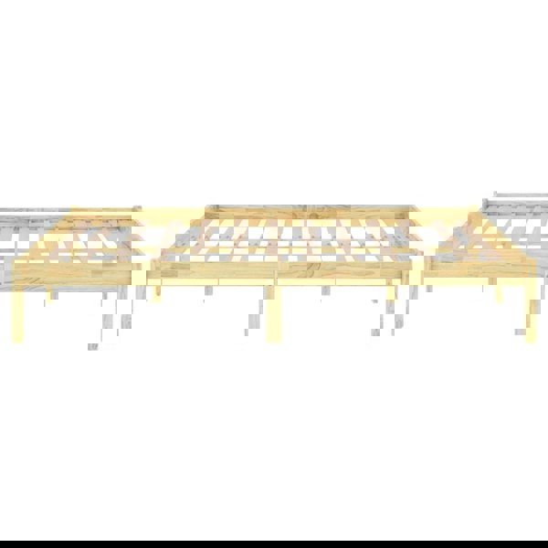 Berkfield Bed Frame Solid Wood 180x200 cm Super King Size
