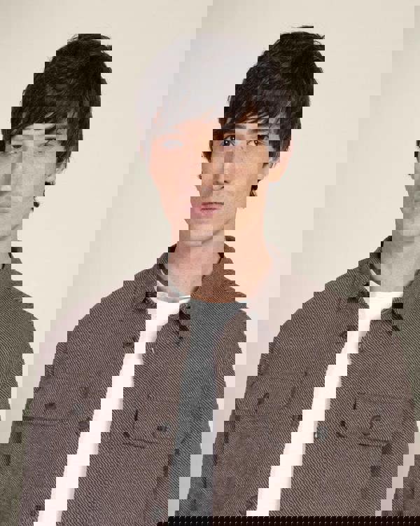 Larsson & Co Herringbone Jersey Casual Overshirt