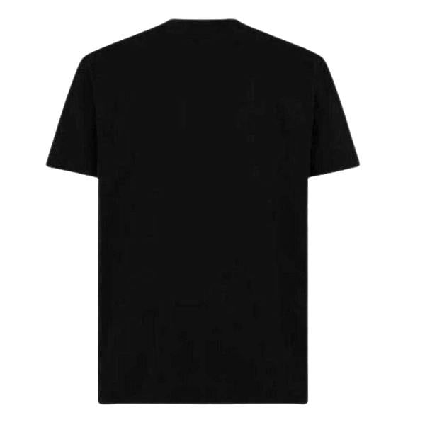 DSquared2 Mens Santa Dan 64 Premium Cotton T-Shirt - Black - 