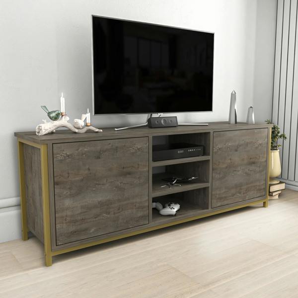 Decorotika Otis Modern Tv Stand TV Cabinet for TV's up to 63"