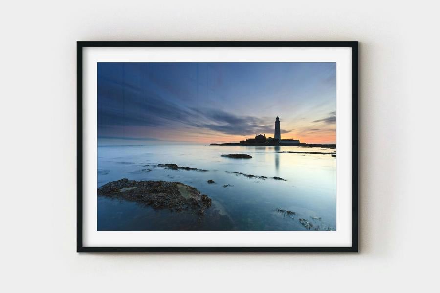 coastal lighthouse photo print framed