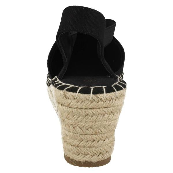 Savannah Ladies Savannah Closed Toe Espadrille Wedge F2309