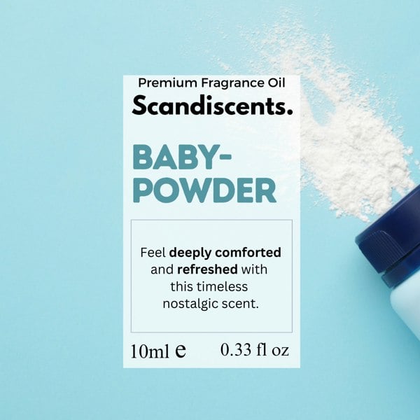 Baby Powder - Scandiscents, waterless diffuser, essential oils, fragrance oils