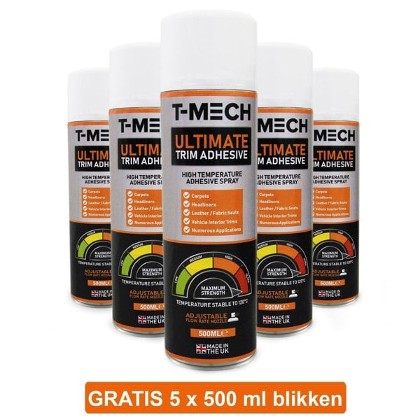 T-mech 11sqm Anthracite Van Lining, Glue & VW Transporter Rack