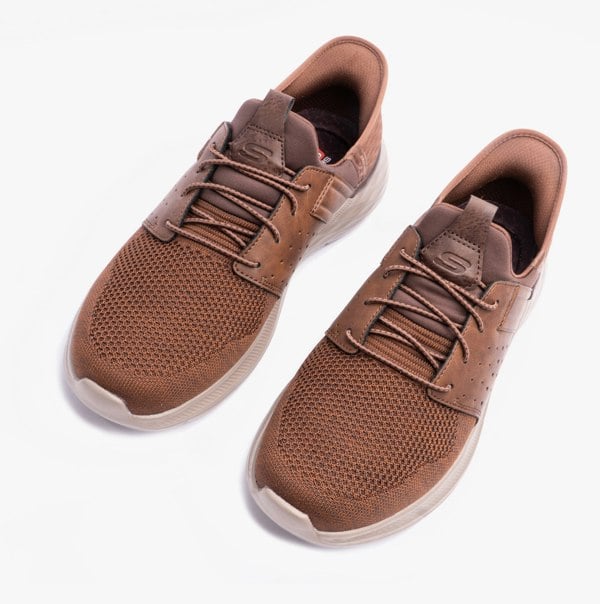 Skechers 210803/ACDB GARNER - NEWICK Mens Shoes Brown