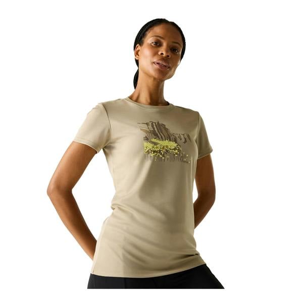 Regatta Womens Fingal Abstract Art T-Shirt - Parchment