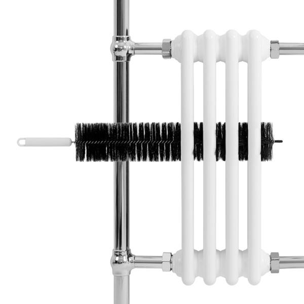 Monstershop Traditional Heated Towel Rail Radiator – 950mm x 480mm  – White
