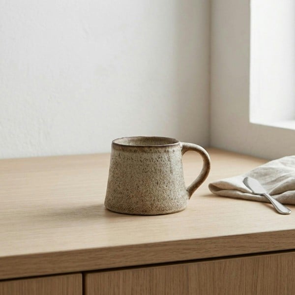 Garden Greatness Neutral Speckled Rustic Decorative Mug