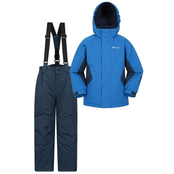 Mountain Warehouse Childrens/Kids Ski Jacket & Trousers Set - Blue