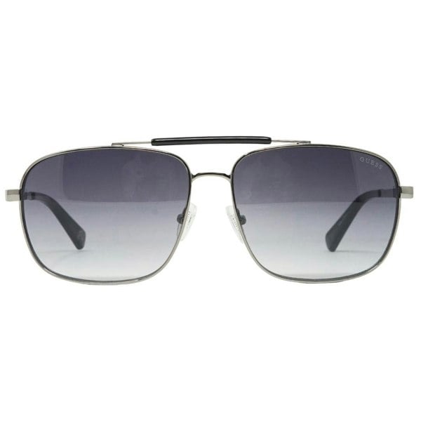 DO NOT USE! Guess Aviator Shiny Gunmetal Sunglasses