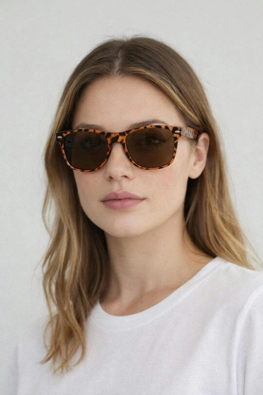 SVNX Classic Wayfarer Plastic Frame Sunglasses
