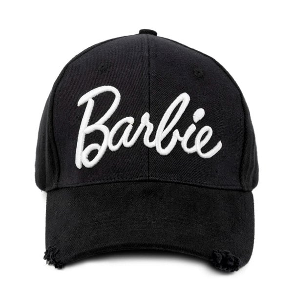 Barbie Womens/Ladies Embroidered Logo Cap - Black/White