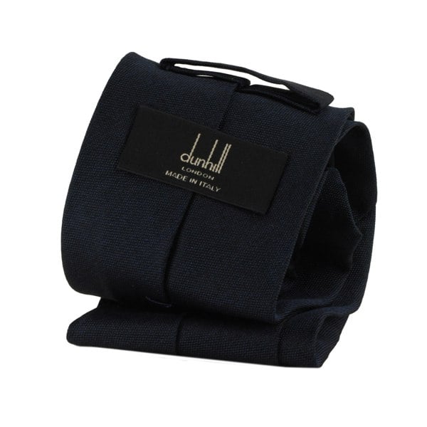 Dunhill woven textured silk tie