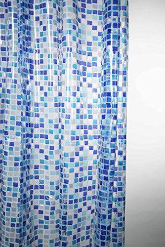 1st Choice Shower Curtains Peva Mosaic Shower Curtain
