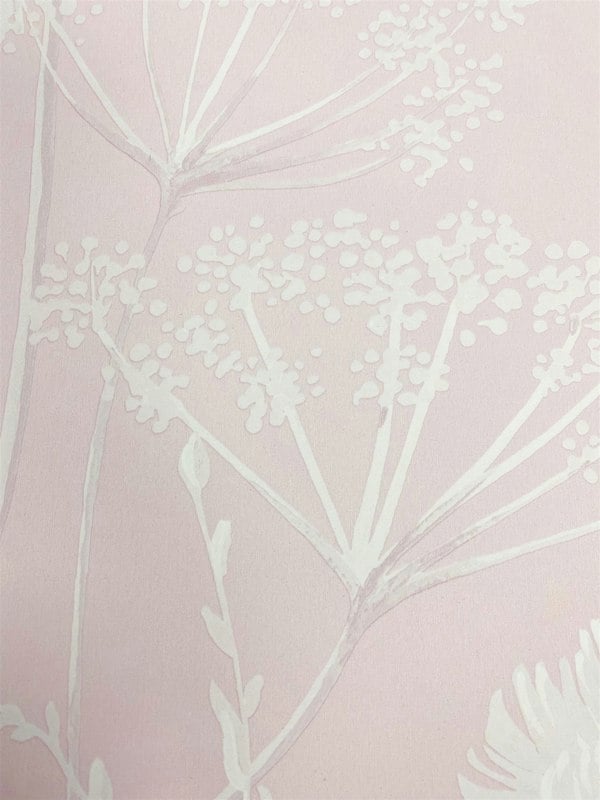 Catherine Lansfield Meadowsweet Floral Blush Straight Match Wallpaper