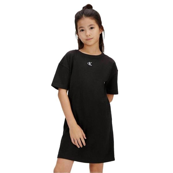 Calvin Klein Girls Logo T-Shirt Dress - Black - 