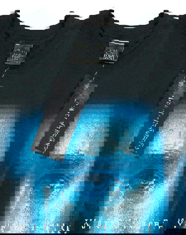 Game of Thrones Mens Black Jon Snow Short Sleeved T-Shirt